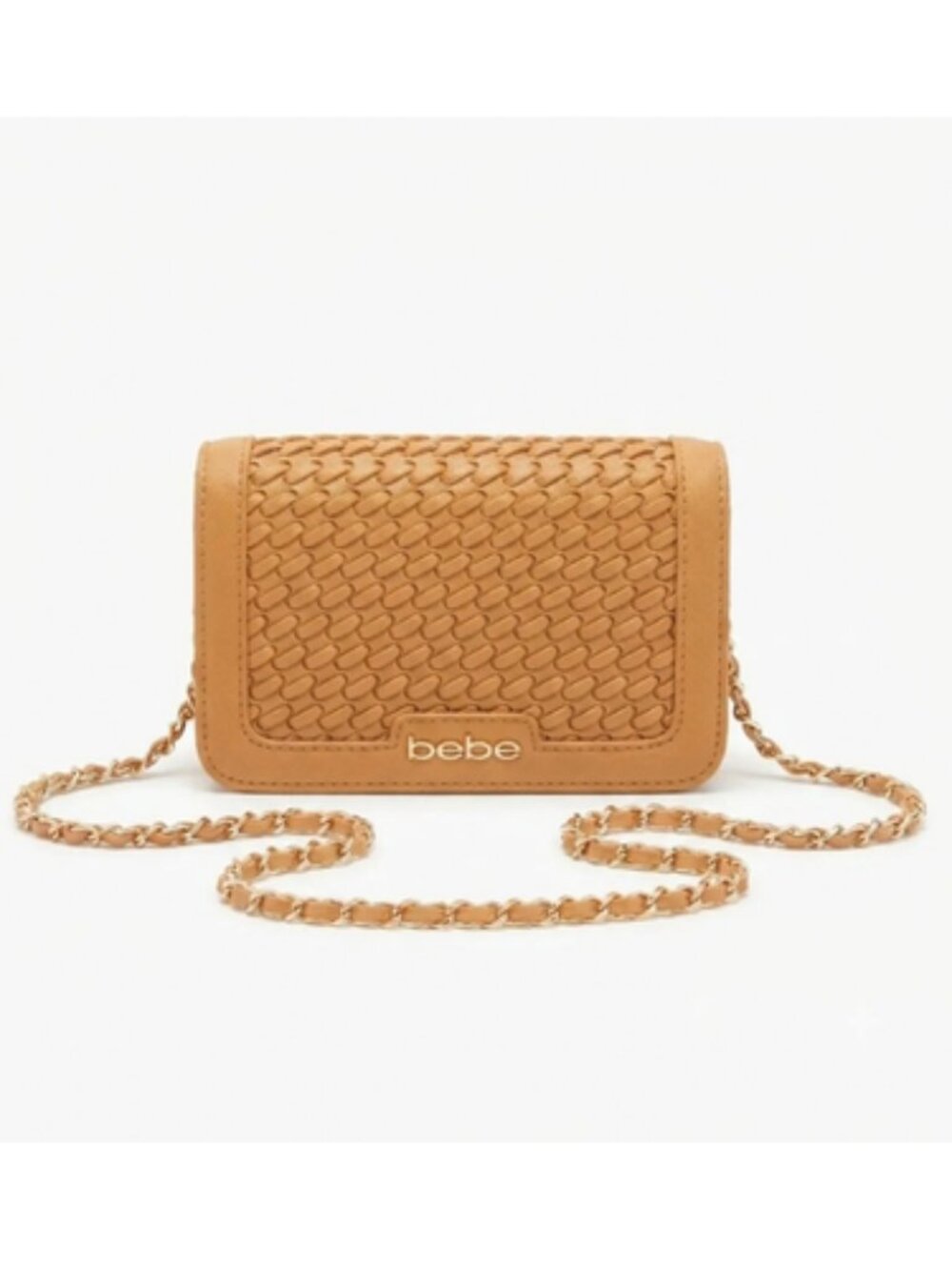 Women's Katriel Mini Crossbody Bag with chain Strap Camel